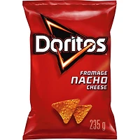 Chips tortilla aromatisées de fromage nacho