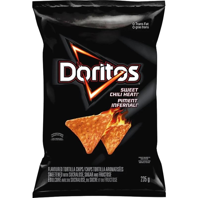 Chips tortilla aromatisées Piment infernal!