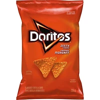 Zesty Cheese flavoured tortilla chips