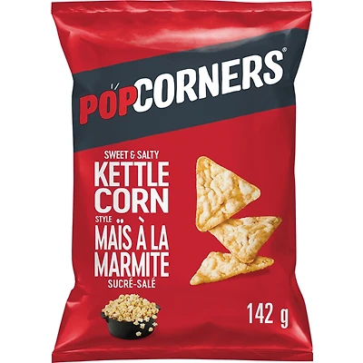 Sweet & Salty Kettle Corn Style Flavoured Popped-Corn Chips 142g