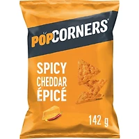 Spicy Cheddar Flavoured Popped-Corn Chips 142g