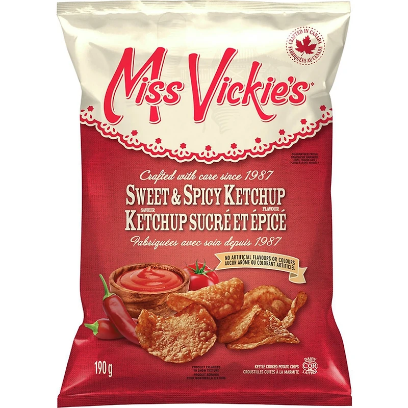 Sweet & Spicy Ketchup Flavour Kettle Cooked Potato Chips