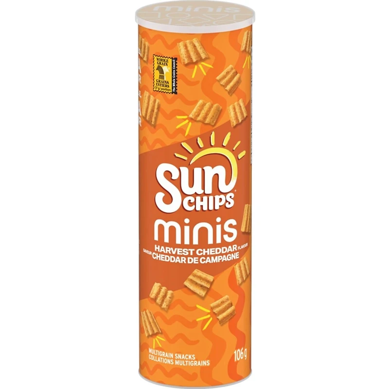 Minis collations multigrains saveur Cheddar de campagne