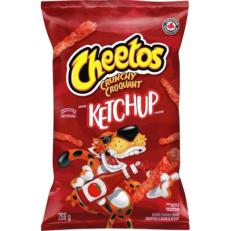 Croquant Grignotines a saveur de Ketchup