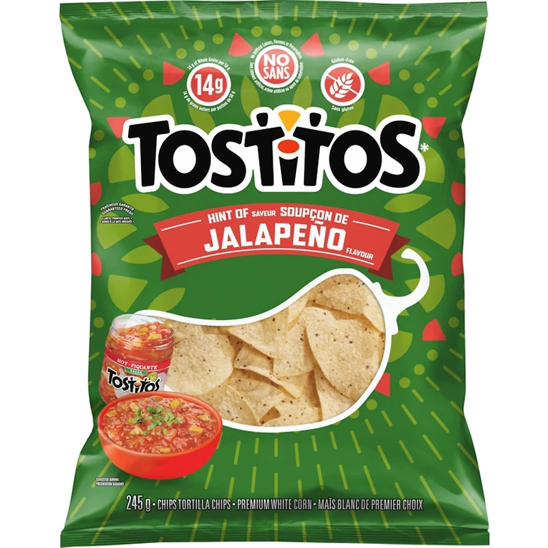 Hint of Jalapeño Flavour Tortilla Chips