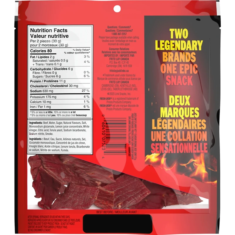Beef Jerky Flamin' Hot Flavour Original