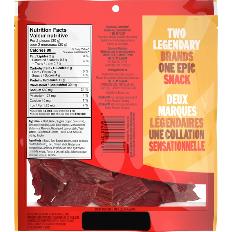 Beef Jerky Chili Cheese Flavour
