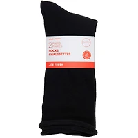 Women roll top crew , Blk