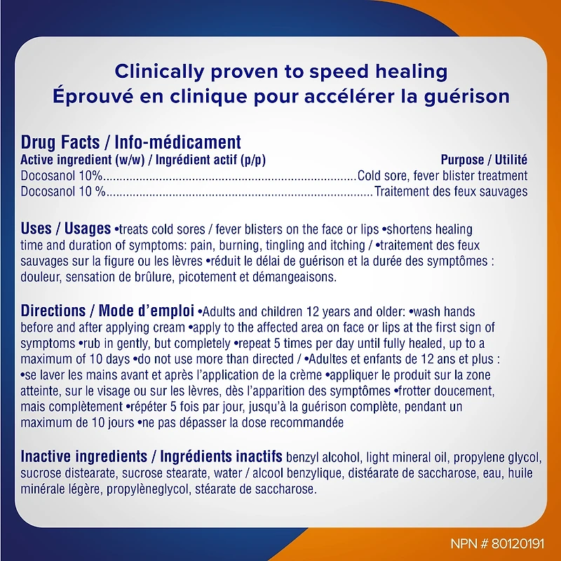 ABREVA TRAIT FEUX SAUVAGE CR