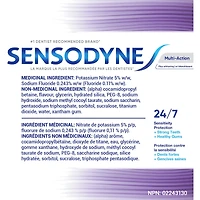 Dentifrice quotidien pour dents sensibles SENSODYNE Blanchissant et Antitartre