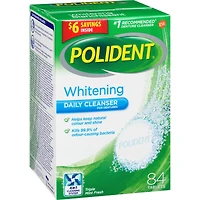 Polident Whitening, 84 Tabs