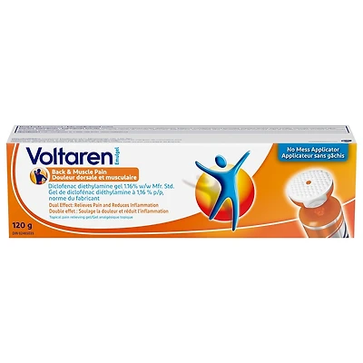 Voltaren Emulgel Back & Muscle Pain 120g (No Mess Cap)