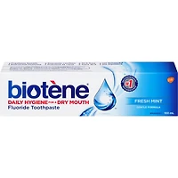 Dentifrice au fluorure biotène Menthe fraîche