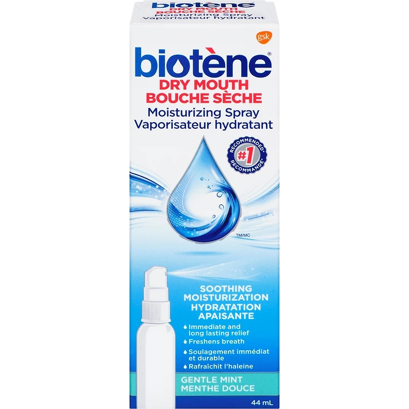 biotène Dry Mouth Moisturizing Spray Gentle Mint 44mL