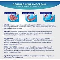 Crème adhésive pour prothèse dentaire Forte adhérence