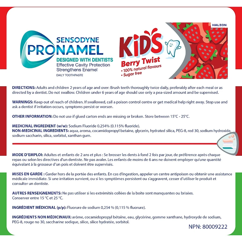 Pronamel Kids Berry Twist