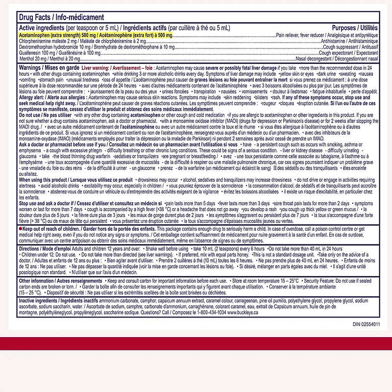 Buckley's Nighttime Complete Extra Strength