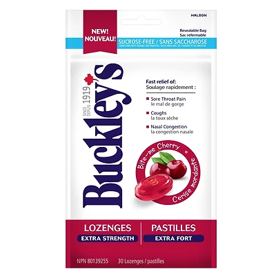 Pastilles Buckley Extra Fort – Cerise Mordante