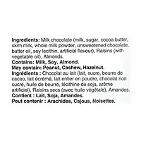 Dairy Milk Milk Chocolate, Raisins And Chopped Almonds Fruit & Nut