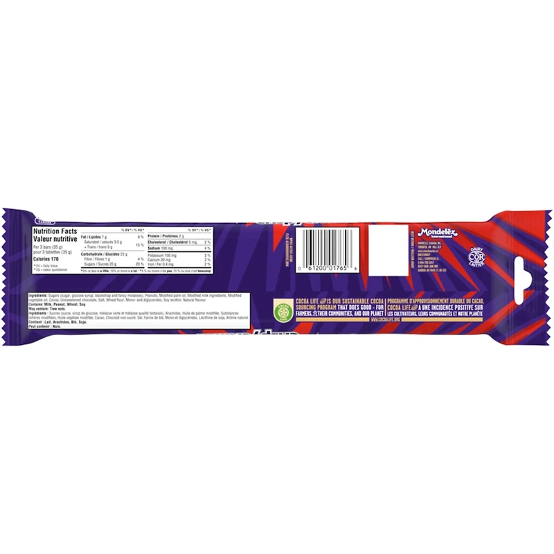 CRISPY CRUNCH, Chocolatey Candy Bar, Snack Size 8ct
