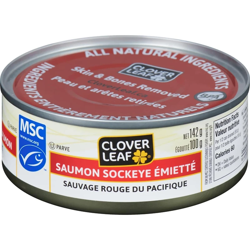 Saumon sockeye du Pacifique Clover Leaf