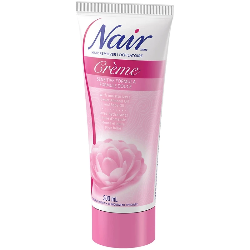 Sensitive Formula Hair Removal Crème with Sweet Almond Oil and Baby Oil