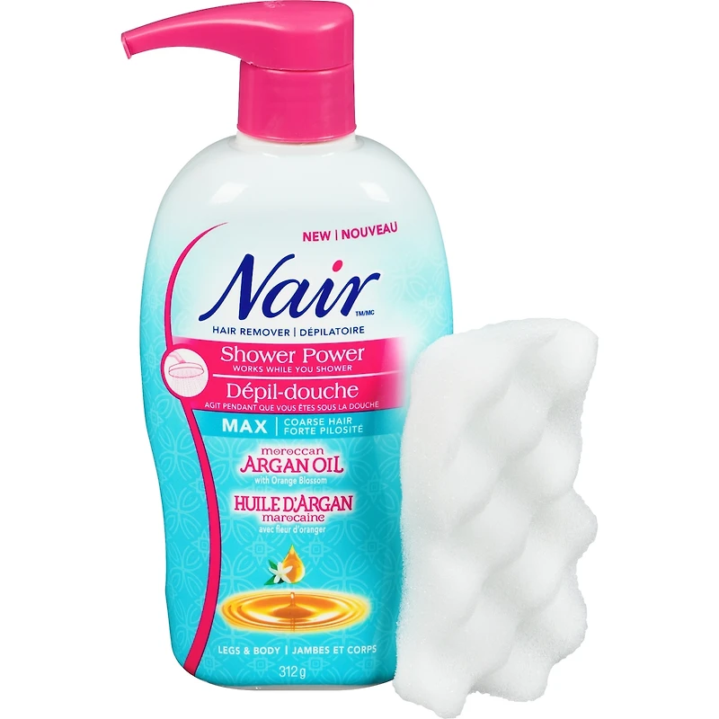 Dépil-Douche avec de l'huile d'argan marocaine