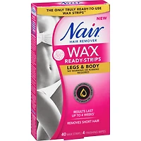 Wax Ready-Strips for Legs and Body with 100% Naturally Sourced Rice Bran Oil