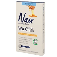 Wax Ready-Strips for Legs and Body with Honey and Milk Extracts