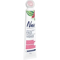 Crème d'épilation, préparation et lissage du visage, hydratante à l'extrait de pastèque et à l'acide hyaluronique