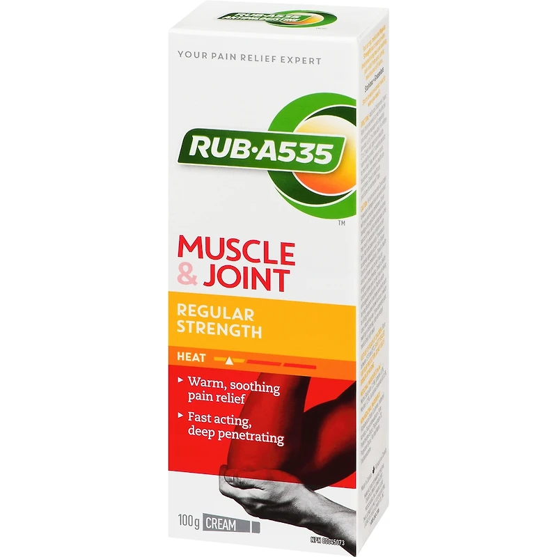 Crème chaleur régulière antidouleur pour muscles et articulations