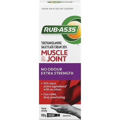 Muscle & Joint Pain Relief Heat Cream, No Odour, Extra Strength