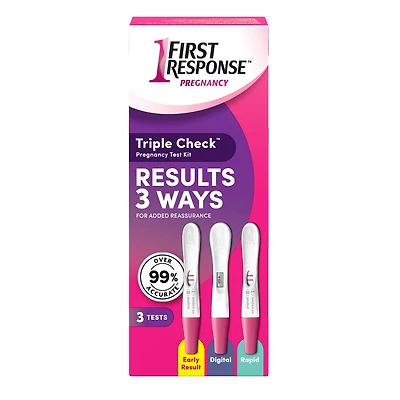 Trousse de tests de grossesse triple verification