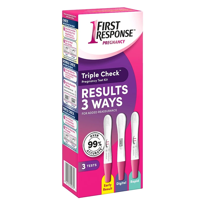 Triple Check Pregnancy Test Kit
