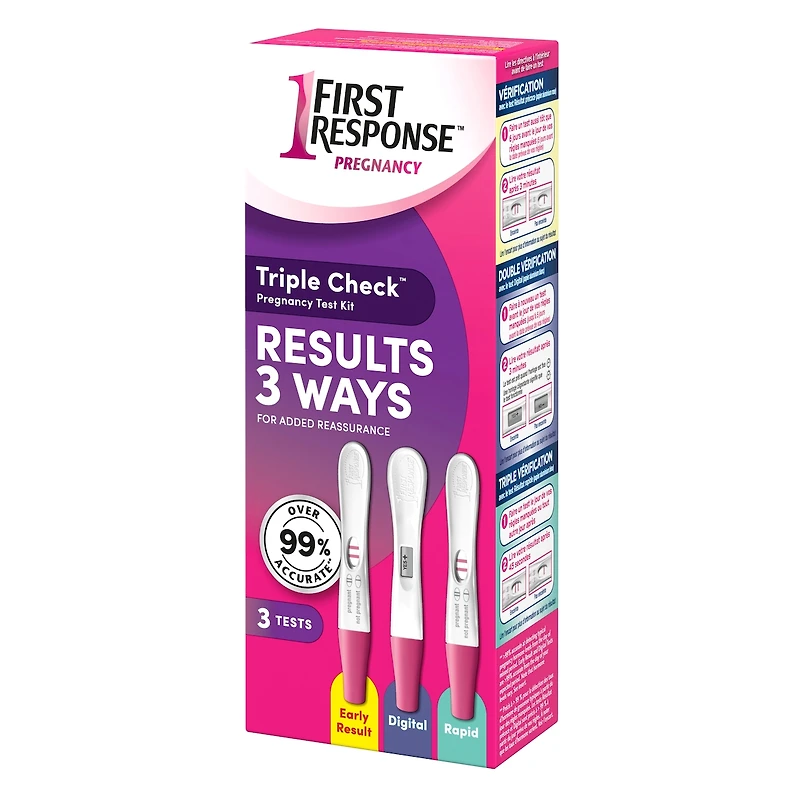 Triple Check Pregnancy Test Kit