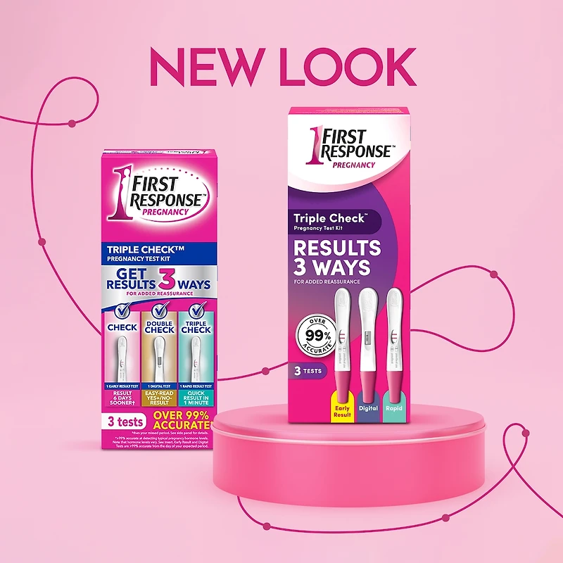 Trousse de tests de grossesse triple verification