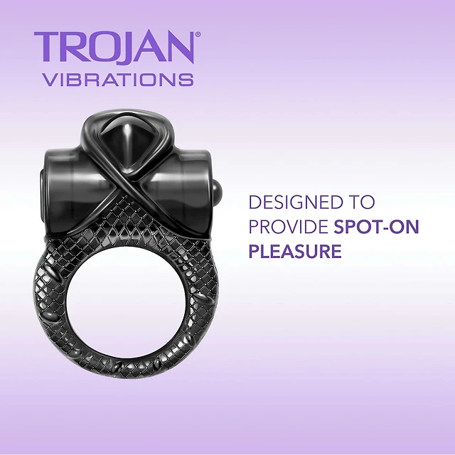 trojan vibrations hot spot vibrating ring couples massager Trojan Hot Spot Vibrating Ring Review: Not Available in the US — Here's  What We Carry main image 0