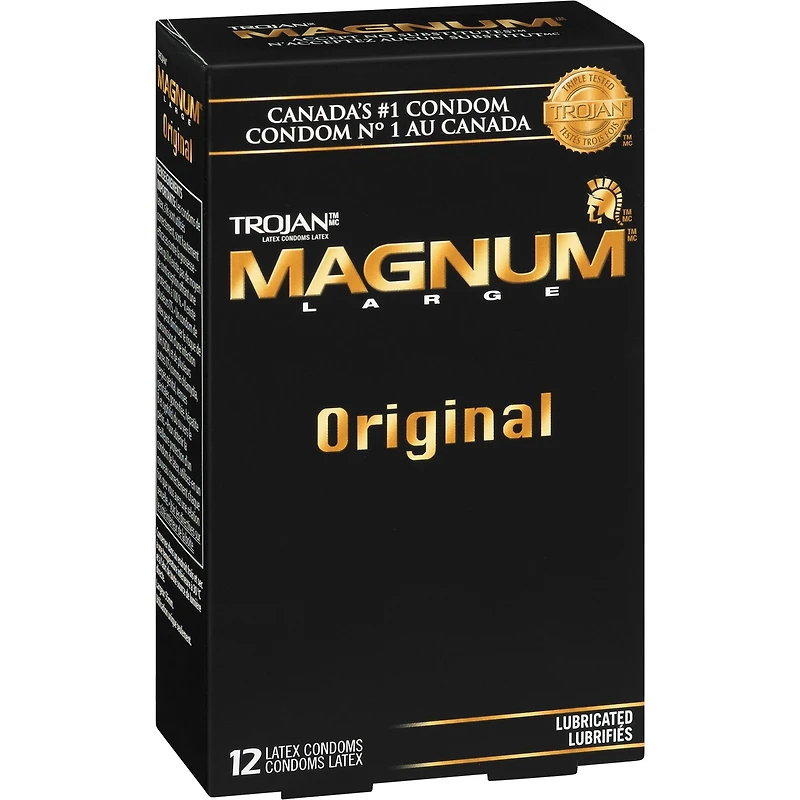 Condoms lubrifiés larges Original Magnum