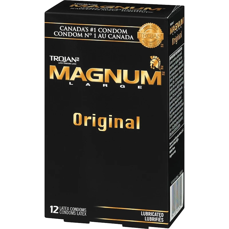 Condoms lubrifiés larges Original Magnum