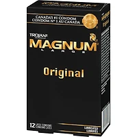 Condoms lubrifiés larges Original Magnum