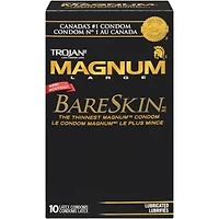 Condoms lubrifiés larges BareSkin Magnum