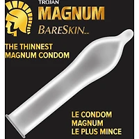 Condoms lubrifiés larges BareSkin Magnum
