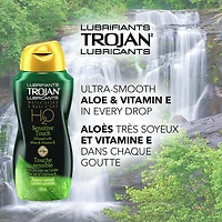 Lubrifiant personnel à base d'eau H2O avec aloès et vitamine E Touche sensible
