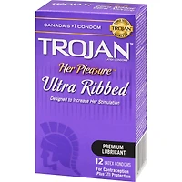 Condoms lubrifiés ultranervurés Plaisir Pour Elle