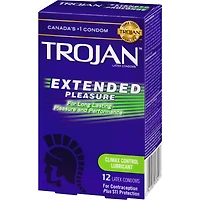 Extended Pleasure Condoms With Climax Control Lubricant