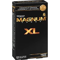 Condoms lubrifiés très grands Magnum