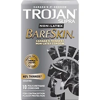 Condoms sans latex ultraminces et sensibles BareSkin Supra