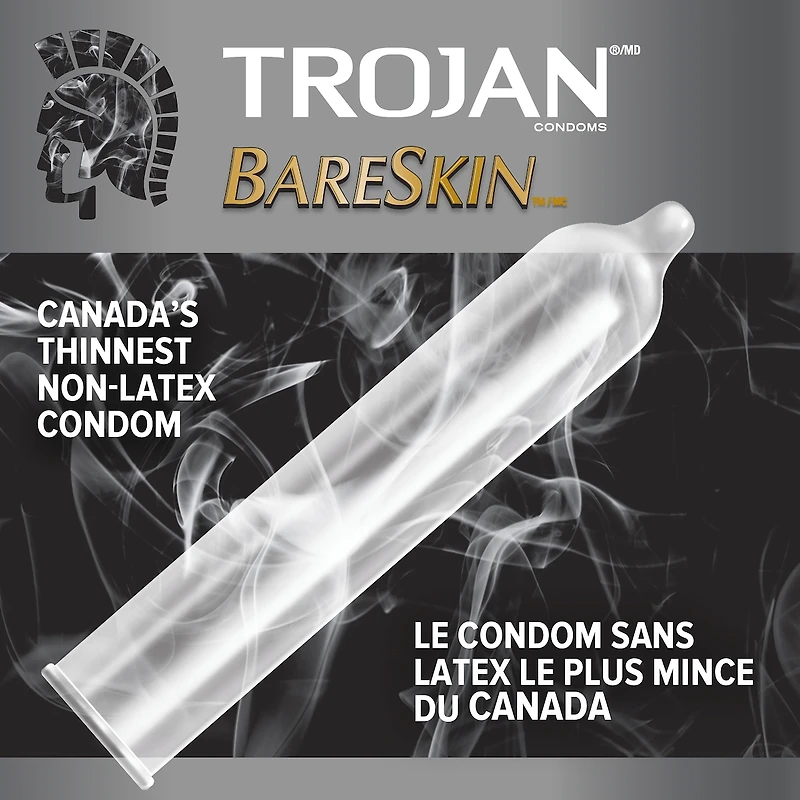 Condoms sans latex ultraminces et sensibles BareSkin Supra