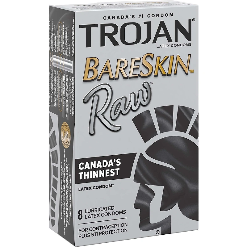 Condoms lubrifiés BareSkin Raw
