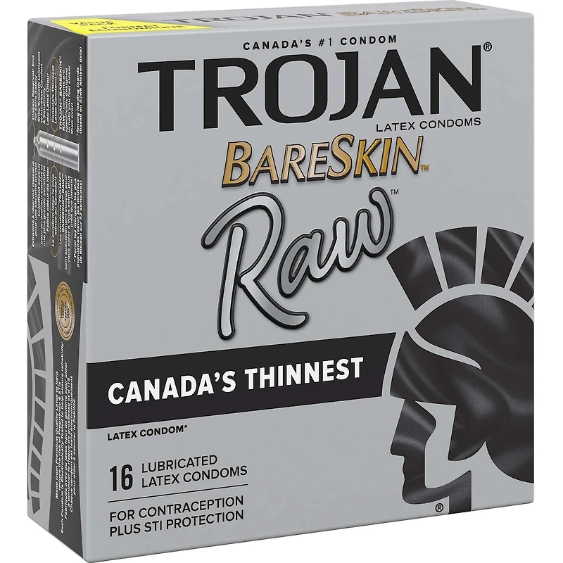 Condoms lubrifiés BareSkin Raw
